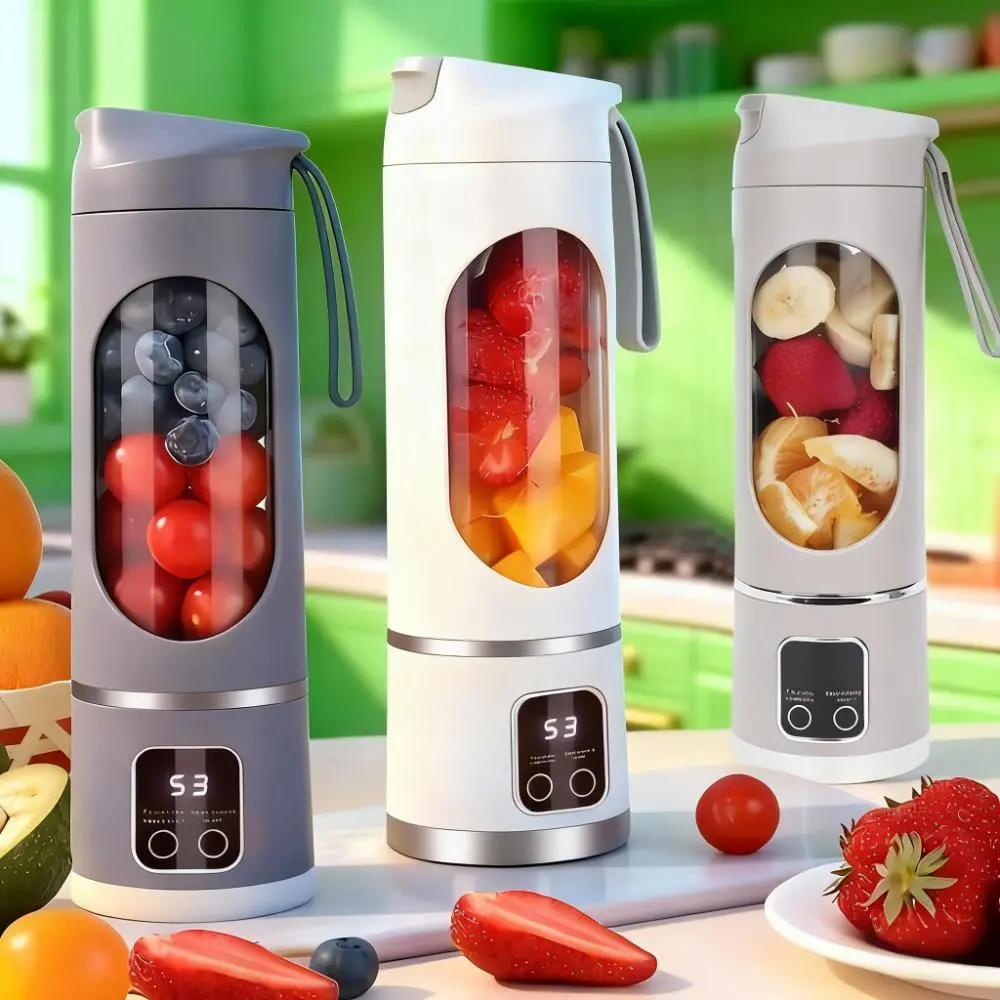 USB Rechargeable Compact Leak-Proof On-The-Go Blender - Fruit Tool for Gym, Working Out & Travel, Makes Smoothies, Shakes, Baby Food, Veggie-Fruit Mini Cup Juicer