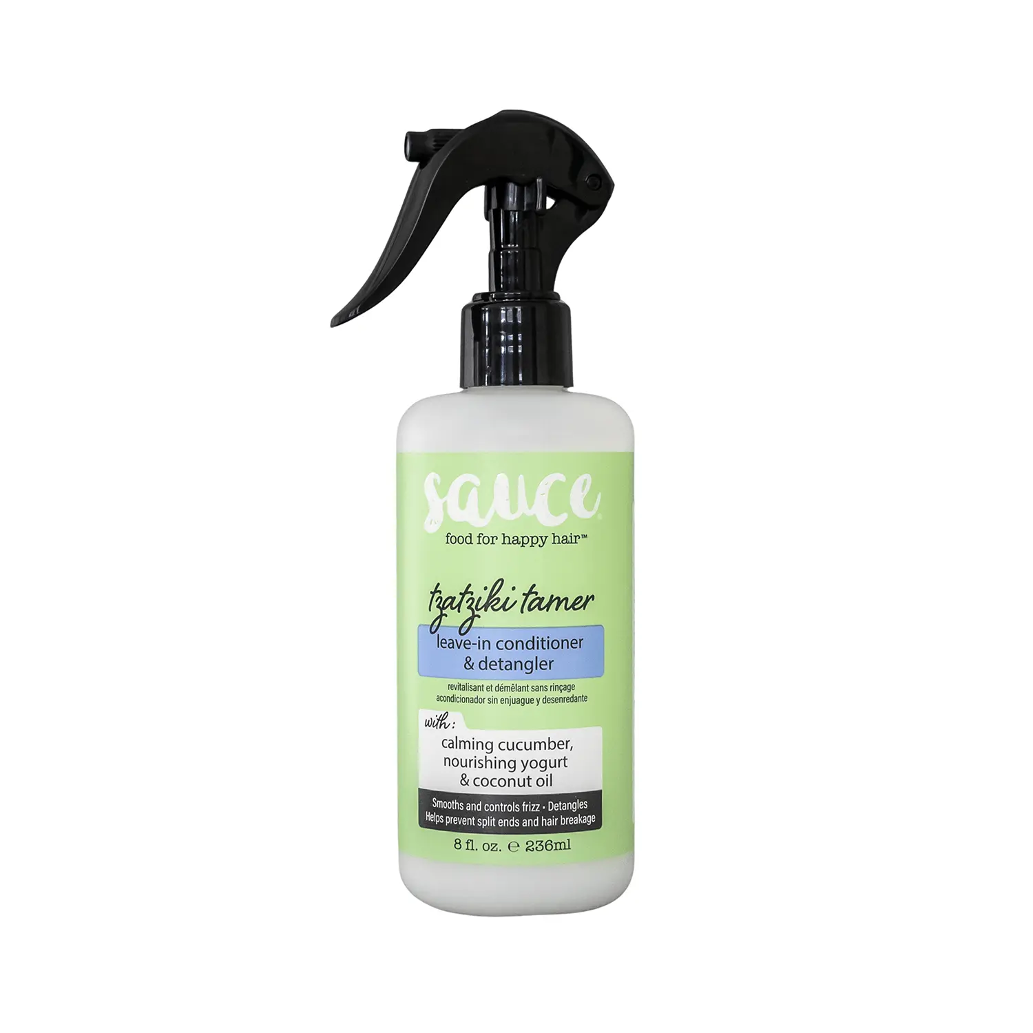 Sauce Beauty Tzatziki Taming Spray LeaveIn Conditioner and Detangler