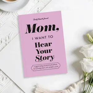 I Want to Hear Your Story Journal, Guided Notebook for Dad or Mom to Share Life Memories & Legacy - A Family Keepsake with Prompts for Parents, Perfect Gift for Mother's Day or Father's Day, Memory Journal