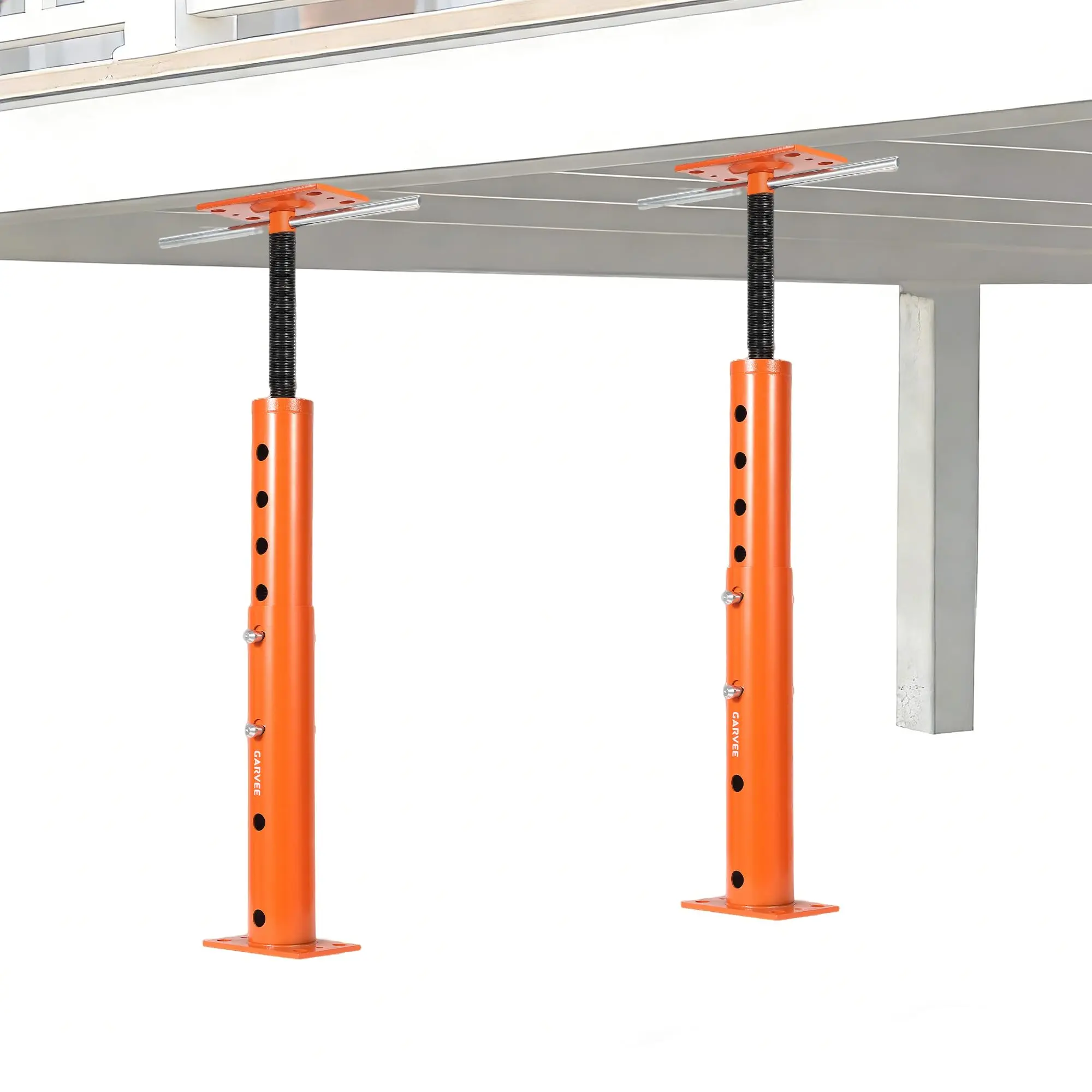 Garvee 2 PACK House Floor Jack for Leveling, 19"-36" Height Range, 18000 LBS Lifting Joist Beam Basement Jacks, Adjustable Jack Post, House Jacks for Lifting