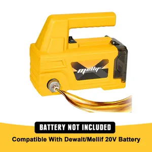 Oil Change Pump Extractor Compatible with Dewalt(Tool Only), 120W Self-Priming Oil Transfer Pump, 300GPH, for Warm Engine Oil, Fast and Safe Portable Gas Can Pump for Oil, Diesel,Gasoline.