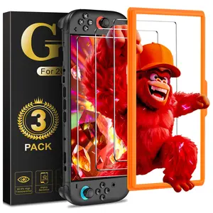 ESYWEN 3 Pack Screen Protector for Switch 2 2025, Bubble Free, Anti-Glare, Touch Sensitive