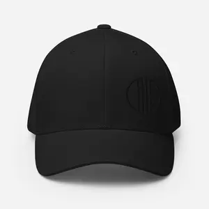 Structured Twill Cap (ALL Black Stitching)