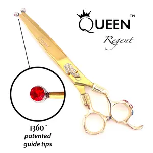 Queen Regent i360 Shears-Japanese Steel, Semi-Convex Blades