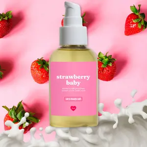 Strawberry Baby Scented Body & Massage Oil Body Care - Fruity and Caramel Scented Body Oil