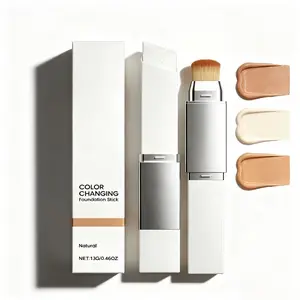 Haus Labs 2-in-1 Color-Changing Concealer Stick - Natural Shade, Light Texture, Matte Finish, Oil-Smooth Flawless Coverage for Daily Makeup, Includes Skin Tint Sample, Suitable for Any Dry Skin Types