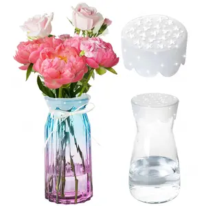 Blossom Grid Silicone Flower Arrangement, Flexible Floral Stem Holder, Waterproof & Reusable, Easy DIY Flower Grid for Vases, DIY Floral Arrangements, Diy Floral Decoration