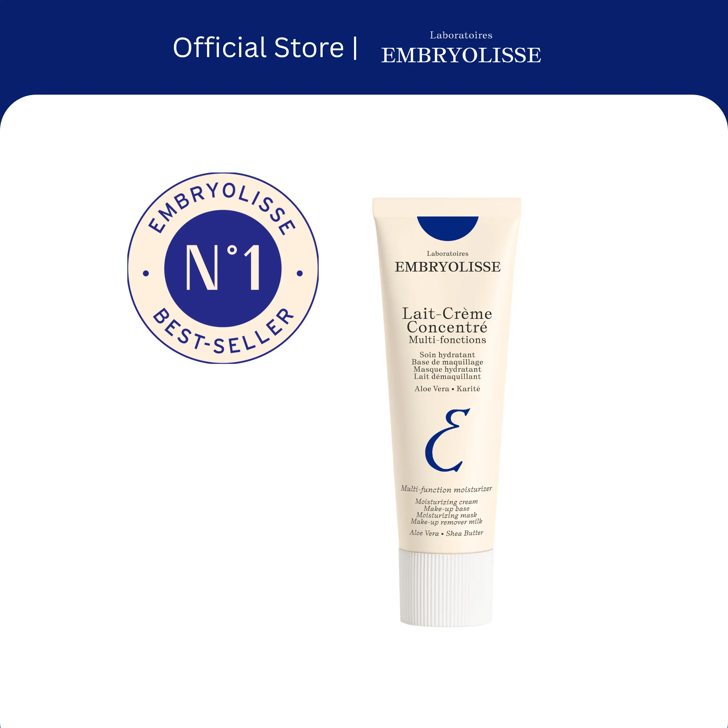 Embryolisse Travel Size French Cult Favorite Lait-Crème Concentré 1.01 fl.oz. - 6-in 1 Face Moisturizer + Makeup Primer