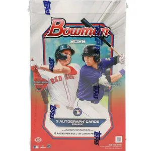 (PYT)Break#638---(1) topps bowman jumbo hobby baseball card box (see description/pictures for more details). Sports Trading Cards.