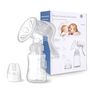Manual Breast Pump, Adjustable Suction Breast Pump, Portable Breast Milk Collector, Baby Feeding Pump, Baby Bottles & Accessories, Newborn