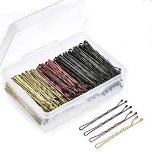5.5CM Thickened Bobby Pins Gold Brown Edge Clips Hair Clips Bridal Hair Forks Hair Accessories