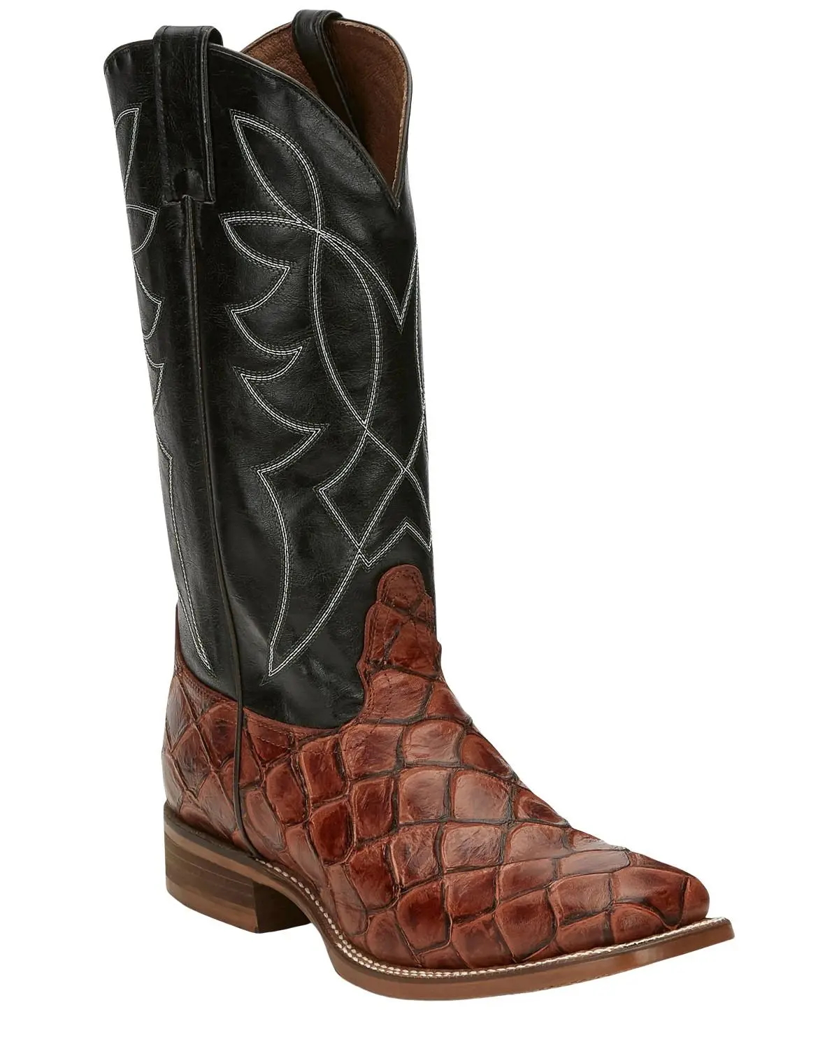 Nocona Men's Go Round Cognac Western Boot Square Toe - Nb5548