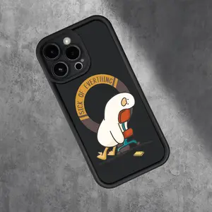 A Funny and Creative Decadent Duck Pattern Matte Phone Case, Suitable for iPhone 17 Air/16 Plus/15 Pro Max/14 Pro/13/12/11/XS Max/X Phone Case, Ideal for Holiday Gifts to Family, Friends, Lovers, Boyfriends, Girlfriends TY509