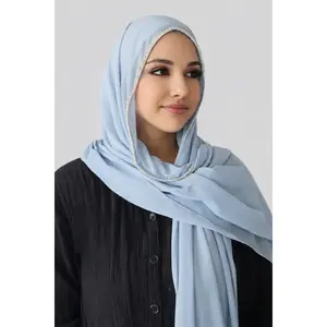 Rhinestone Chiffon Hijab