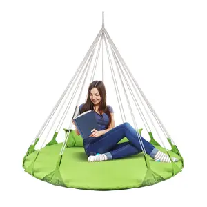 Sorbus Double Hammock Hanging Swing Nest - Green