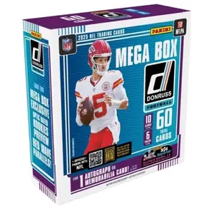 2025 Panini Donruss Football Mega Box Trading Cards