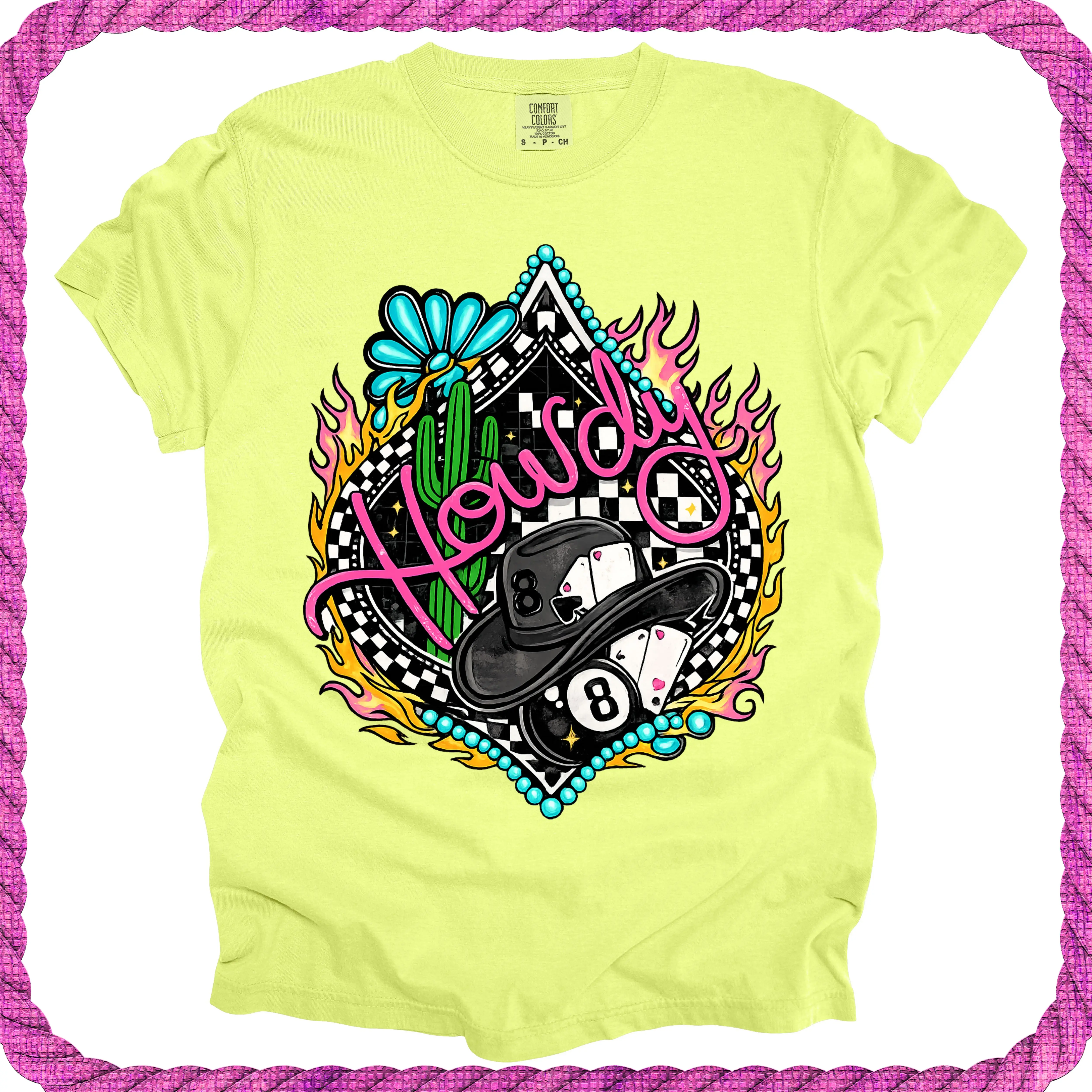Howdy Spade Graphic Tee Casual