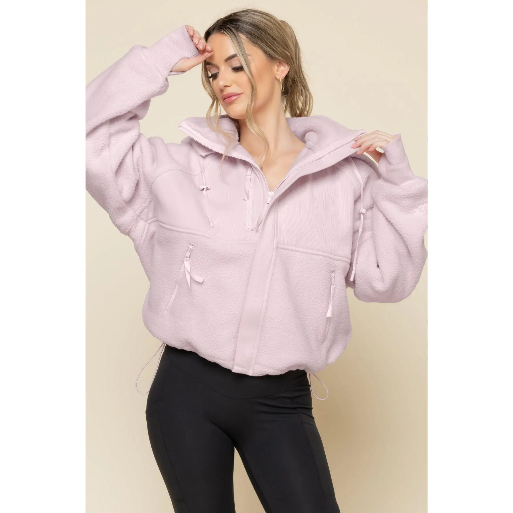Find Your Inner Fleece Jacket - Soft Lilac