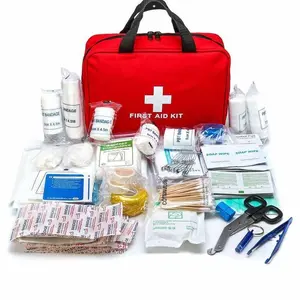 330 Piece First Aid Kit, Well-Organized Premium Waterproof Compact Trauma Medical Kits for Any Emergencies, Ideal for Home, Office, Car, Travel, Outdoor, Camping, Hiking, Boating(1 pack)
