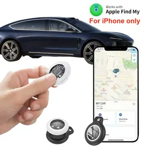 LOZE GPS Tracker (iOS Only) — For Cars & Pets | Compact, Transparent Design | Weather-Resistant Casing | Anti-Loss Device | Supports Apple "Find My" (iOS Only) | No Monthly Fees | IP67 Water-Resistant | Replaceable Battery