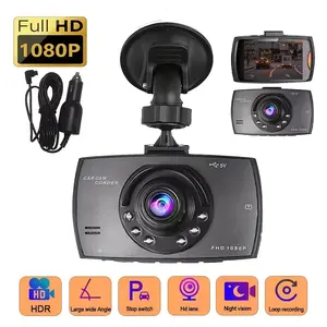 GYIOEUPT Full HD 1080P Vehicle Dashcam, Compact Unit with Built-in Battery, G Sensor, Wide Angle, Motion Detection, Night Vision, Front Recording, Video Playback, Seamless Loop Recording for Cars Trucks, Road Safety