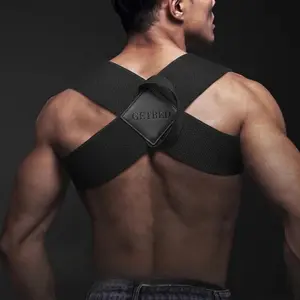 GETBED Shoulder Straps - Posture Support Straps for Men & Women- Straight Back Support,Elastic Back Support, Use at Home or in Office(S-XXL), Fix Rounded Shoulders,Tech Neck