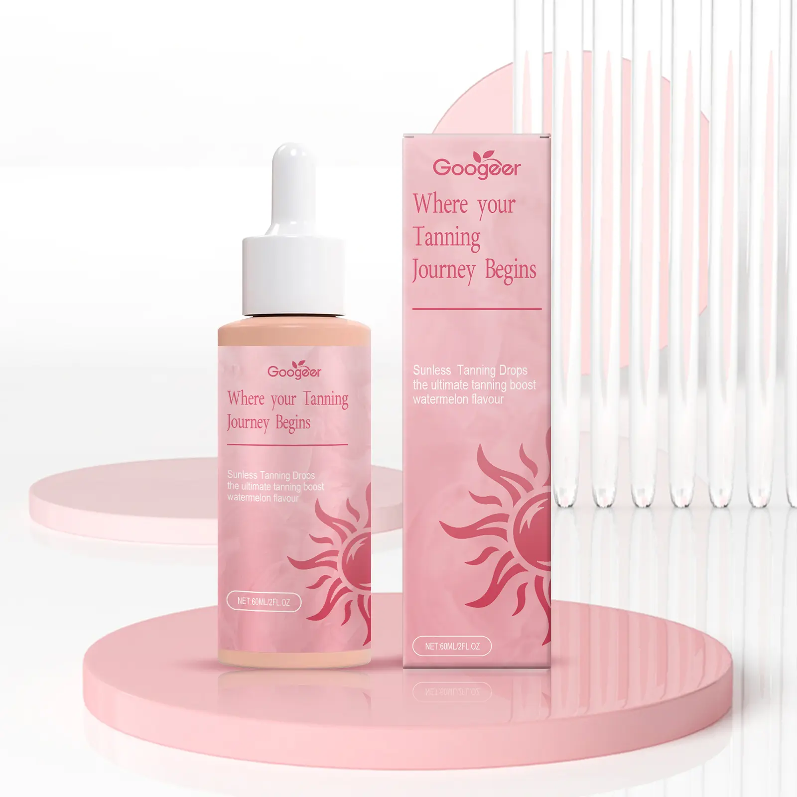 Googeer Sunless Tanning Drops - Suitable for All Skin Types - Ultimate Tanning Solution for Your Journey  Body Care tanninglotion  self tanner