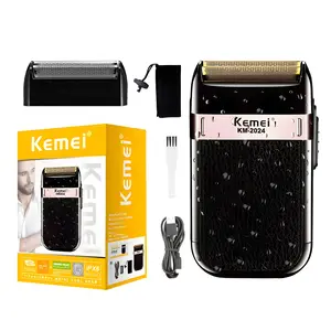 Portable Electric Shaver for Men, Mini Travel Razor with Aluminum Foil Blade, Waterproof Rechargeable Shaver, Rechargeable Battery, Essential Beauty Tool