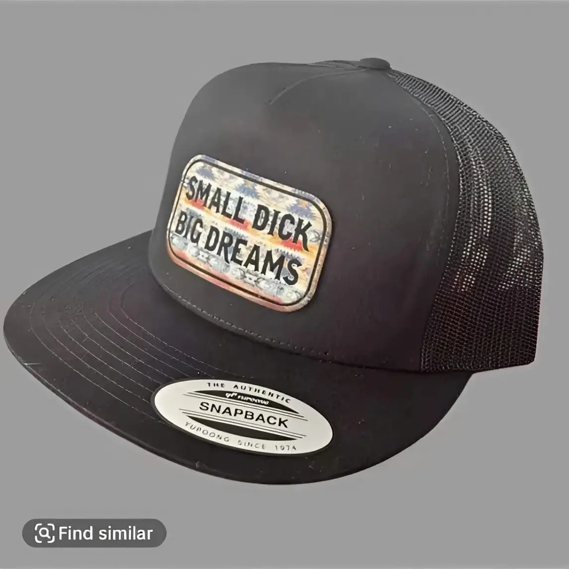 Milwaukee Leather Adjustable Snap Curved Trucker Baseball Hat