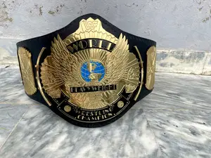 Winged Eagle Championship Wrestling Replica Title Belt Brass 2mm Adult size