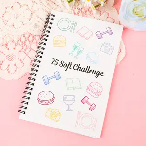 75-Day Lifestyle Challenge Planner Book, Meal Planner, Diet and Exercise Progress Tracker, Habit Formation Journal, Paper Products, 1 Unit