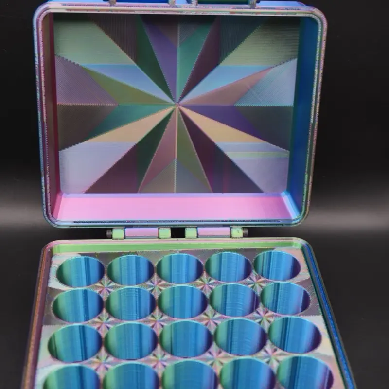 LIMITED EDITION - "Joker" Edition - 10ML Storage container for 10 Vials - GLP1 Peptide Storage Case - Lightweight Durable 3D Printed Peptide Box for Refrigerator or cabinet Storage Organiser