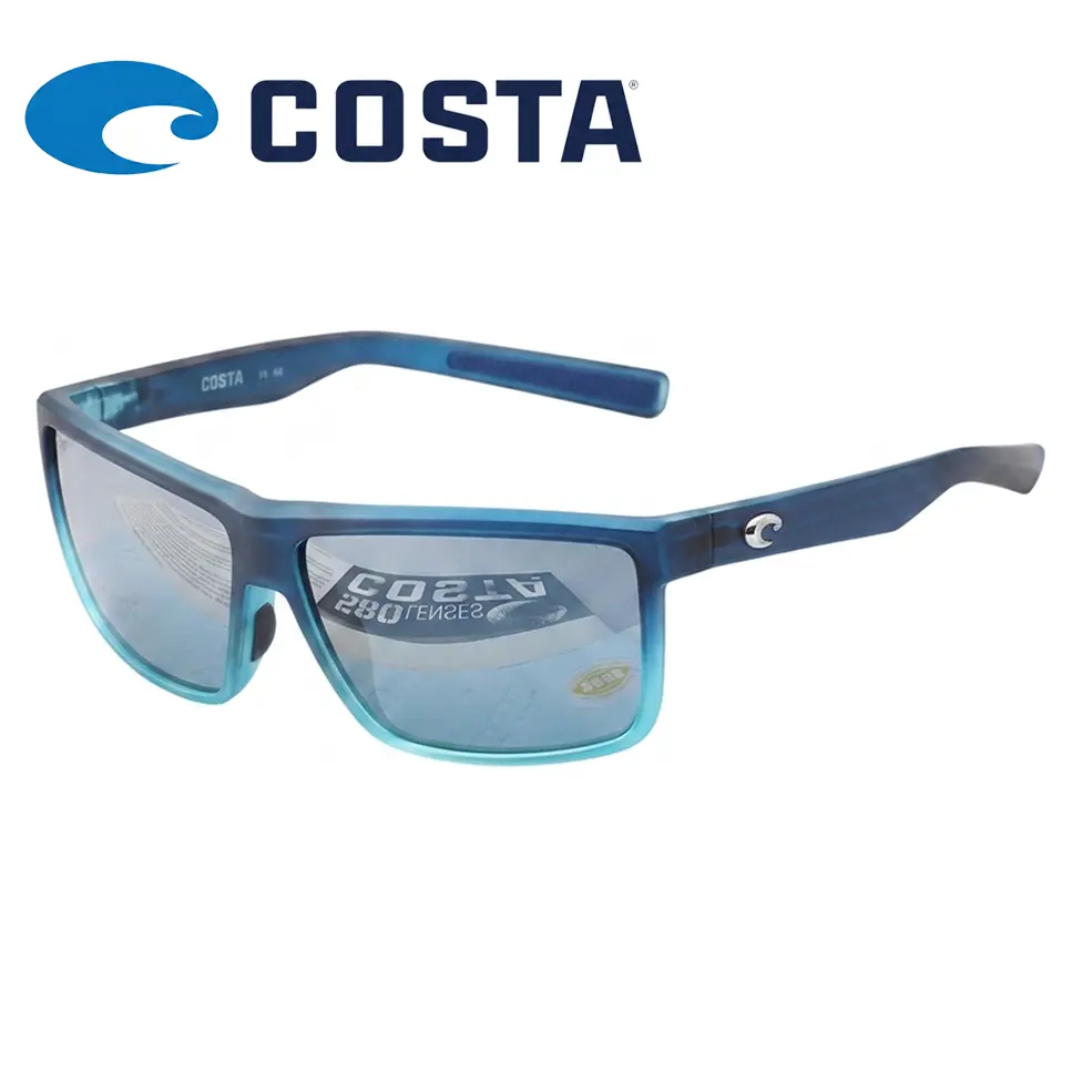 Costa Del Mar Polarized Fishing Sunglasses, Blue Mirror UV400 Outdoor Eyewear for Men & Women