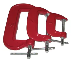 WorldWide Sales Online Valley Tools 3pc C-Clamp set, 1", 2", & 3" – Clamps, import_2021_10_29_212114