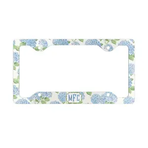 Floral Surprise Song Metal License Plate Frame