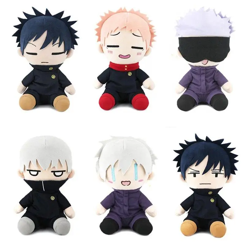 Jujutsu Kaisen Plush Satoru Gojo Fushiguro Megumi Itadori Yuji Inumaki Toge Anime Figure Stuffed Kawaii Doll Holiday Gifts Toy #GG4