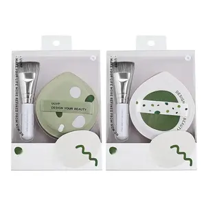 Rumilife Foundation Brush & Puff Set – Easy Flawless Base, Smooth & Natural Finish