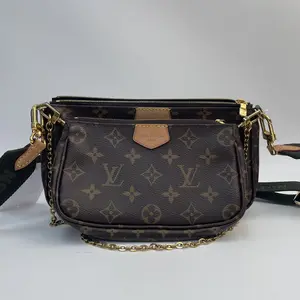 Pre-owned Louis Vuitton coated canvas Crossbody Bags MULTI POCHETTE ACCESSOIRES bag【BF 1Z】