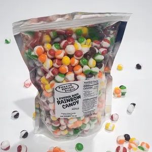 1 Pound bag - Freeze dried RAINBOW CANDY - 16 ounces