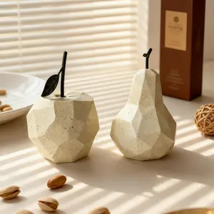 Creative Fruit Shaped Resin Craft, Simple Style Desktop Decoration, Perfect for Restaurant Living Room Office Holiday Decor Gift Choice, Modern Home Decoration, Home Decor Accessory, Home Decor Ornaments, Modern Decorations, Decorative Home Ornament