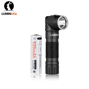 LUMINTOP L1 Multi-Function Headlamp & EDC Flashlight, 900 Lumens, 126m Range, Rotatable 90° L-Shape Light, USB Rechargeable, Magnetic Tail Cap, 8W LED, 3 Modes + SOS/Strobe/Beacon, Compact Torch for Camping, Hiking, Work, Emergency Use.