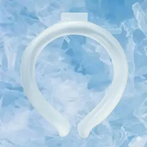 PCM Cooling Neck Ring for Summer, Portable Ice Wrap for Outdoor Sports, Reusable Neck Cooler for Instant Cooling Relief, Hands-Free and Lightweight for Hiking and Hot Weather
