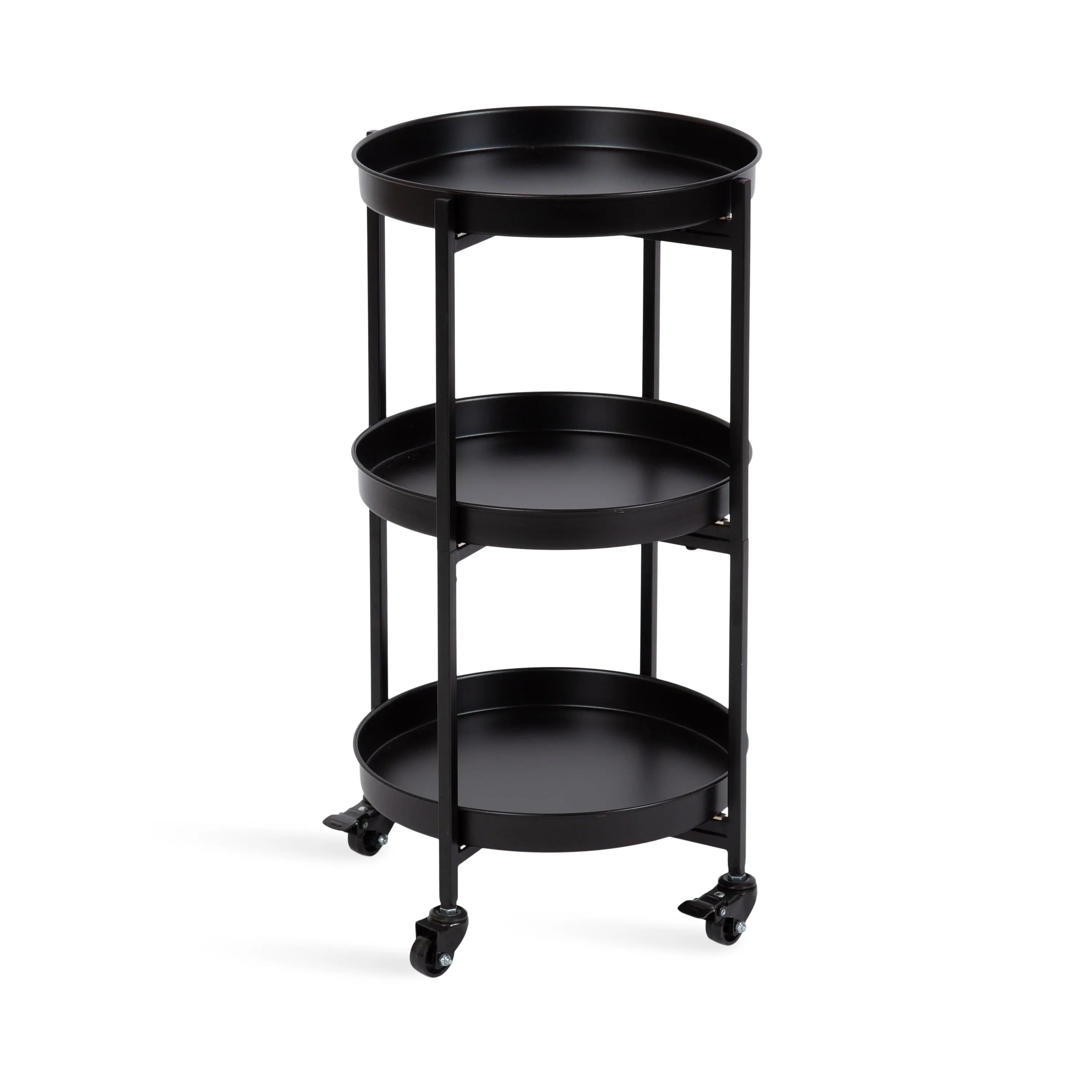 Celia Round Metal Bar Cart