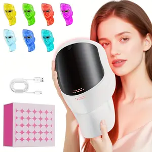 2026 New Light Mask for Face and Neck, LED Facial Lamp, Infrared Mask, Home Work Travel Yoga, Daily Skincare Gift