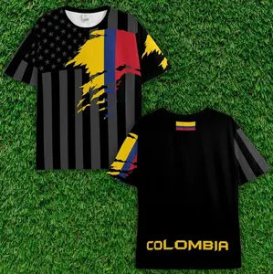 USA & Colombia Flag Mix Soccer Jersey, Colombia Jersey, Jersey De Colombia For Men Women
