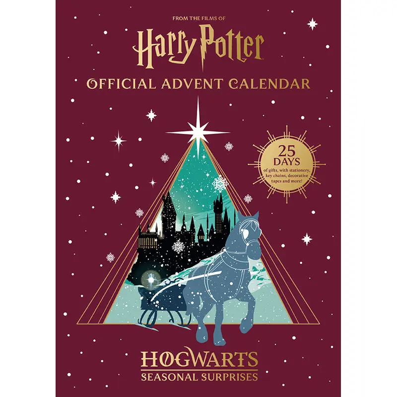 Harry Potter Official Holiday Advent Calendar - 25 Doors, 25 Days of Gifts (December 1st Through 25th), Exclusive Surprises, Magical Collectibles for Children's Literature & Art Enthusiasts