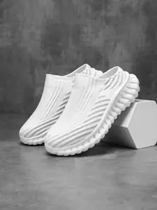 Nurse Shoes for Women, Summer Breathable Mesh Thick Sole Slip-On Sneakers, Casual Sports Work Net Shoes