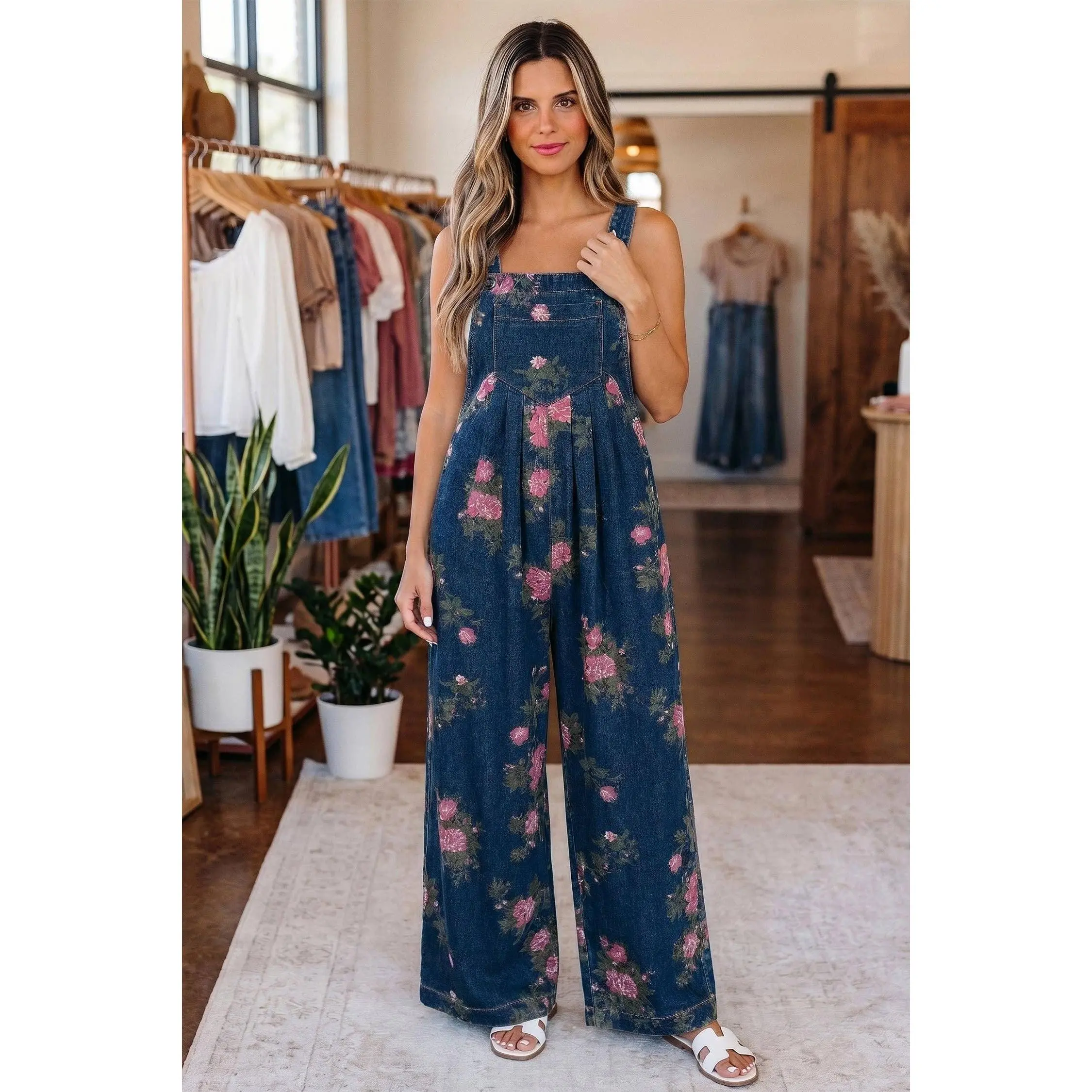 Akira Waist Wide Leg Jumpsuit