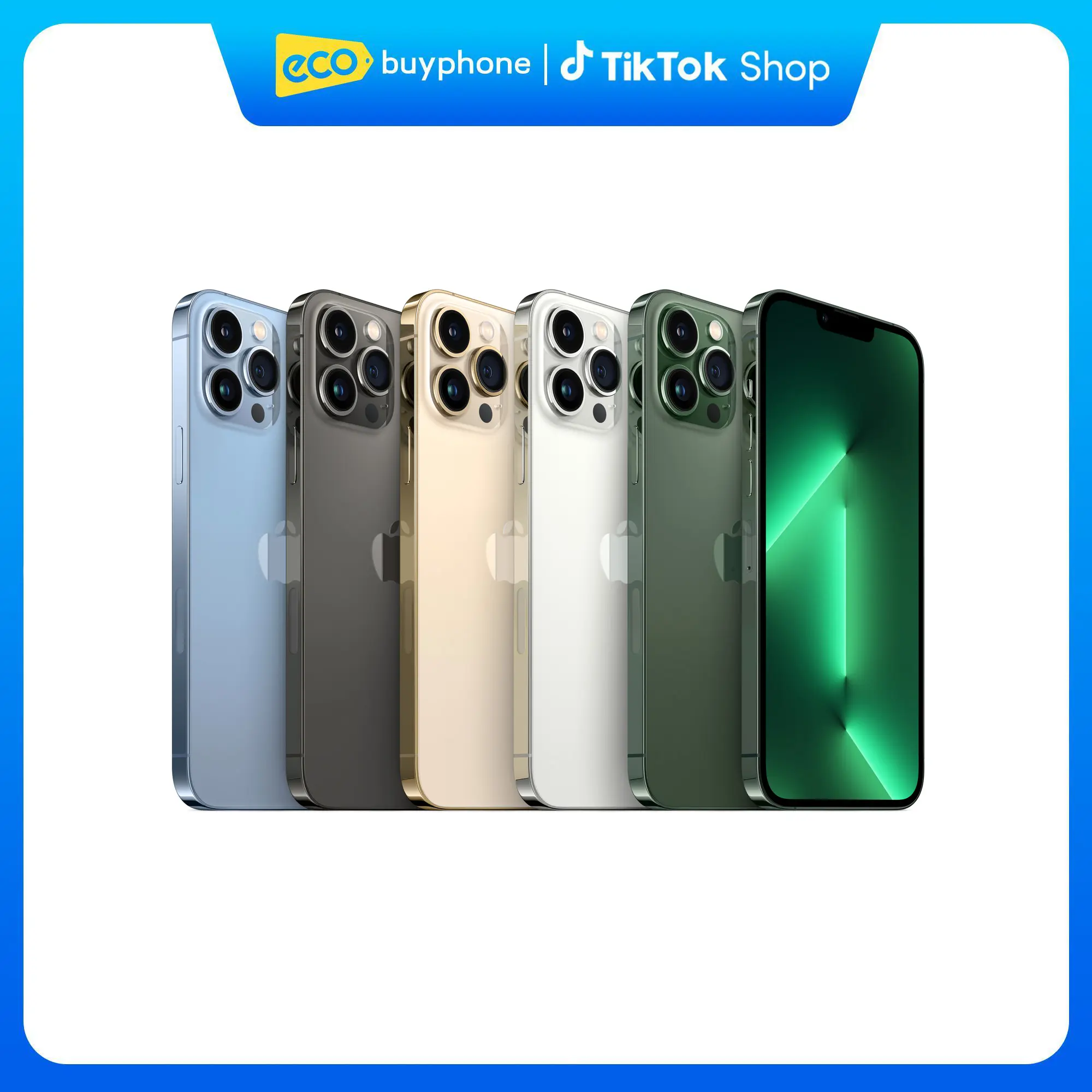 Refurbished Unlocked iPhone 13 Pro Max - Excellent Condition Smartphone, Ceramic & Steel Digital Device with Wireless Charging Capability