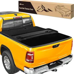 Nilight Soft Tri-fold Truck Bed Tonneau Cover Compatible with 2009-2025 Dodge Ram 1500(Include Classic and New Body)-5.6ft  dealsforyoudays